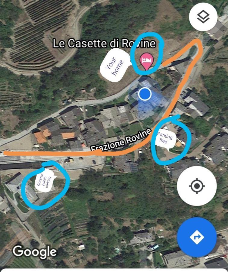 Le Casette Di Rovine Apartman Aosta Kültér fotó